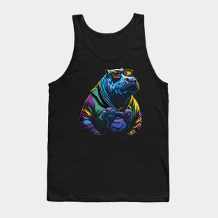 Cyberpunk Hippo Tank Top